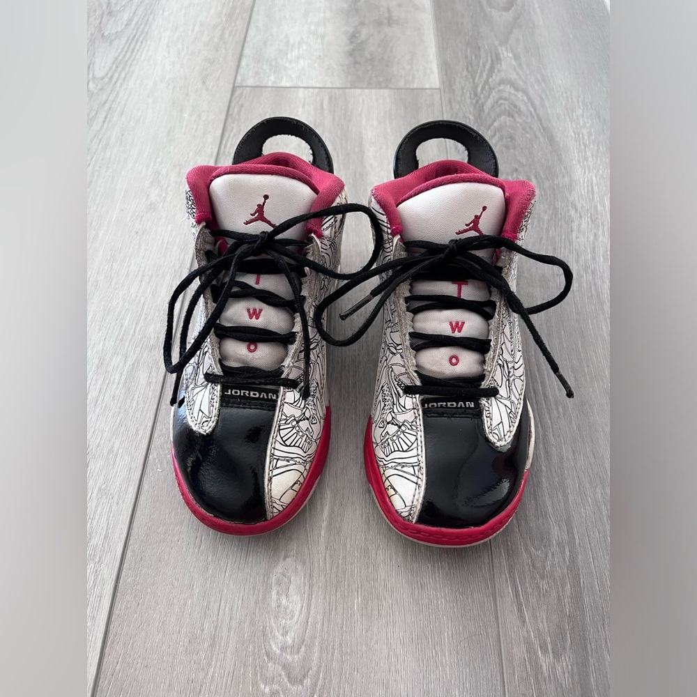 Nike Air Jordan Dub Zero White Red Black Bred Basketball Shoes